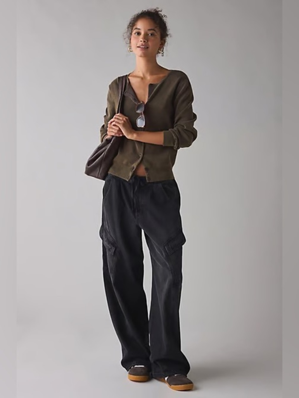 BDG Station Cocoon Baggy Barrel Leg Cargo Jeans